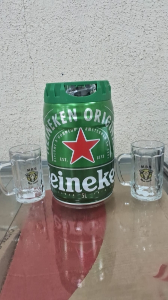 RIFA BARRIL DE CHOPP HEINEKEN 